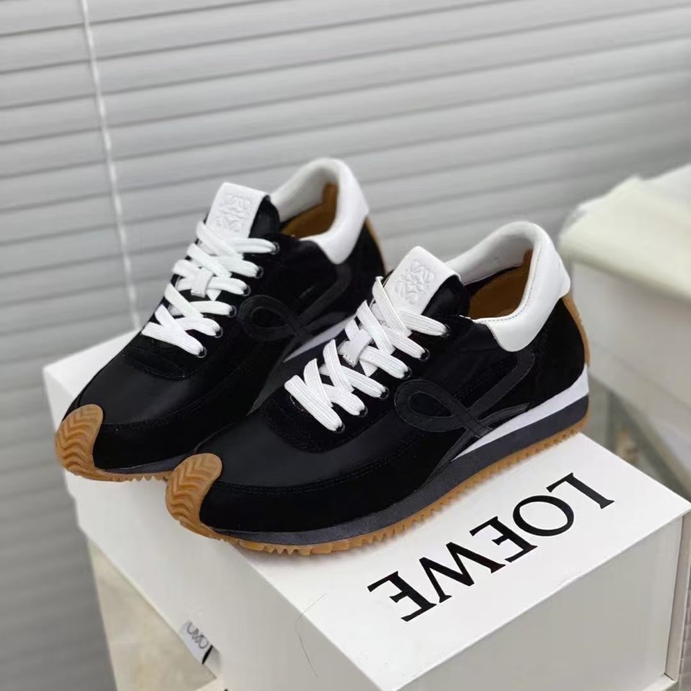 Loewe Black and White Sneakers